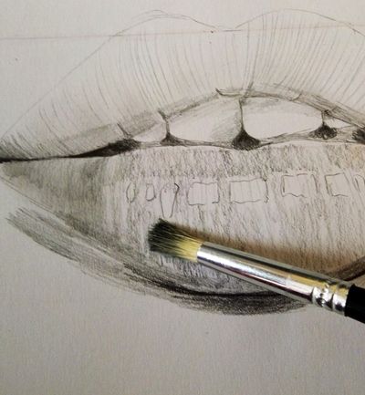 Jak narysować usta